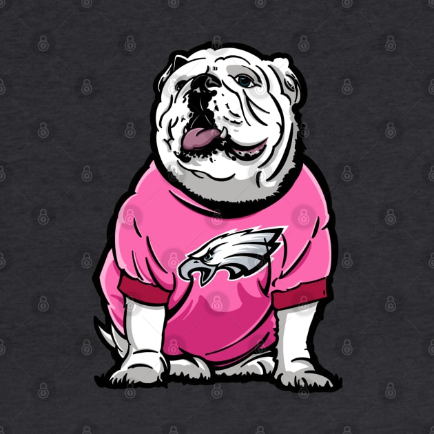 Dawg in Philly Pink by Imagine8 Design